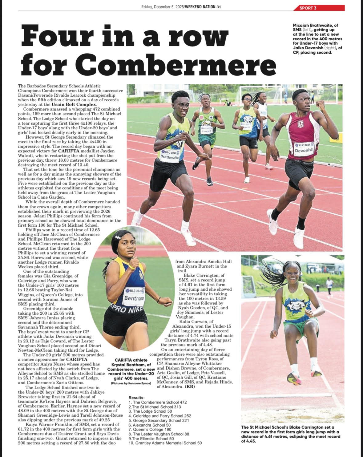 Rivaldo Leacock Championship news coverage